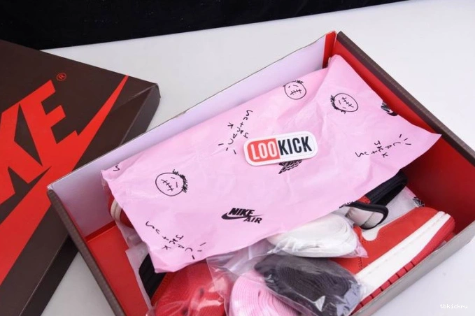 Cheap TBK - JORDAN TRAVIS SCOTT RETRO 100(RED) X AIR HIGH 1 CD4487 OG 0704